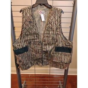 Sports Afield Mens 2XL Realtree Camo Hunting Vest with Game Bag and Shell Loops